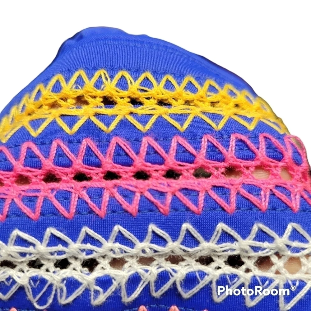 Arizona Blue Tribal Criss Cross Back‎ Bikini Top